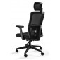 Fotel biurowy ergonimiczny MASK  czarny