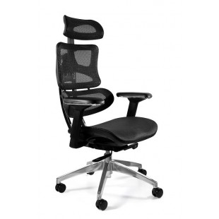 Fotel biurowy nowoczesny TECH aluminium