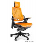 Fotel biurowy WAWA elastomer pomarańczowy