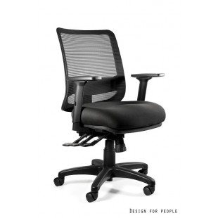 SOWA M fotel biurowy nowoczesny czarny