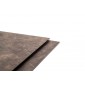 RIMMO stół rozkładany blat optyka brązowego kamienia 160-200-240/90/76 cm