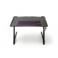 REJS 1 biurko gamingowe w optyce karbonu blat 120/64 cm