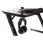 REJS 5 biurko gamingowe w optyce karbonu blat 111/60 cm