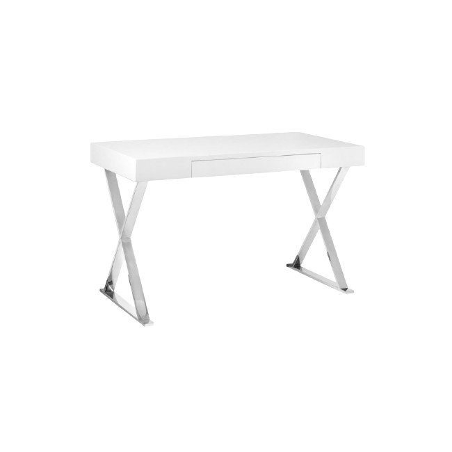 ZEFIRRO biurko lakierowane białe  120/76/55 cm