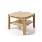 KLIPS drewniany stolik kawowy dąb lub buk 83/83/55 cm