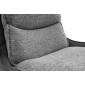 Krzesło AMIKIT z obrotowym siedziskiem 360° tkanina szenil / vintage