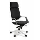 Fotel biurowy nowoczesny biało czarny POLA